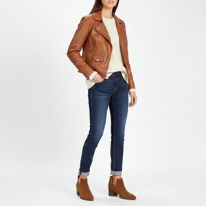 *enThread Brown Ankle Boots